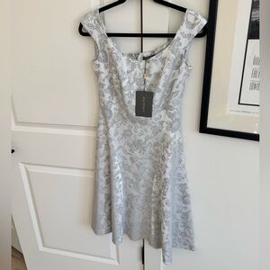 Zac Posen Floral Silk Dress